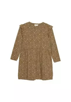 Платье из джерси AOP EN FANT, цвет dijon