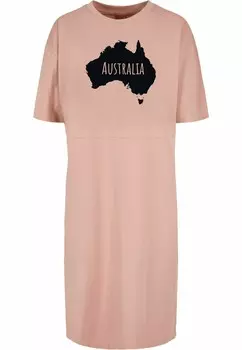 Платье из джерси AUSTRALIA SLIT Merchcode, светло-розовый