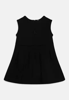 Платье из джерси BABY CEREMONY FIT FLARE PUNTO DRESS Calvin Klein Jeans, цвет black