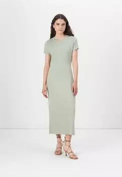 Платье из джерси BACK CUTOUT MIDI DRESS GAP, зеленый