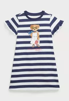 Платье из джерси BEAR DRESS Polo Ralph Lauren, синий