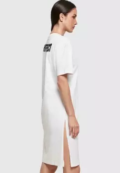 Платье из джерси BELIEVE FRONT SLIT Merchcode, белый