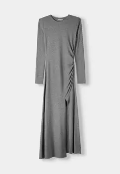 Платье из джерси Bershka, серый