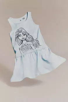 Платье из джерси без рукавов H&M, синий