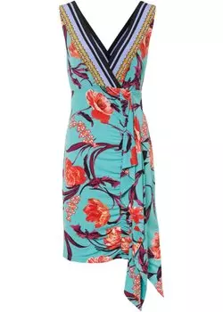 Платье из джерси Bodyflirt Boutique, бирюзовый