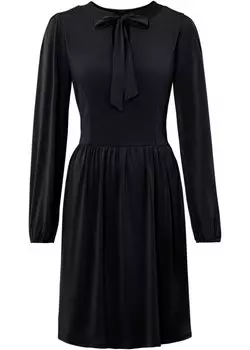 Платье из джерси Bodyflirt, черный