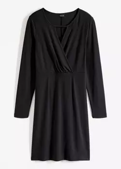 Платье из джерси Bodyflirt, черный