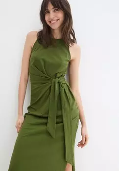 Платье из джерси bonprix, зеленое