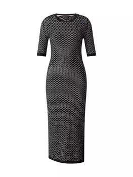 Платье из джерси BOSS Dress Etanah, черный