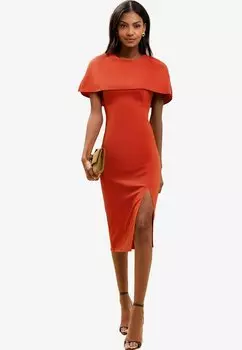 Платье из джерси CAPE SLEEVE BODYCON MIDI Lipsy, красный