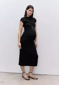 Платье из джерси CARROTM - Shift dress Mango, черный