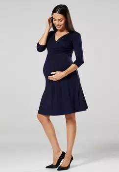 Платье из джерси Chelsea Clark, темно-синий