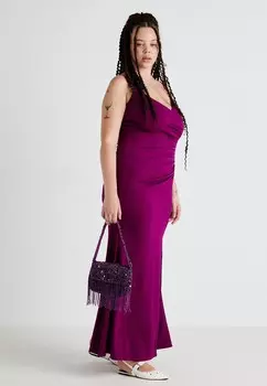 Платье из джерси CINDY ROUCHED DRESS WAL G, фиолетовый