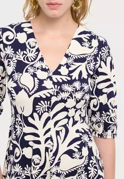 Платье из джерси CINGHIA WEEKEND MaxMara, темно-синий