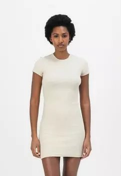 Платье из джерси CONTOUR Calvin Klein Jeans, бежевый