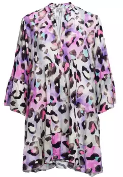 Платье из джерси Decay со стильным принтом по всей поверхности, цвет Mehrfarbig