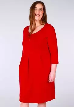 Платье из джерси Deerberg, темно-красный