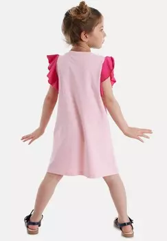 Платье из джерси Denokids, розовый