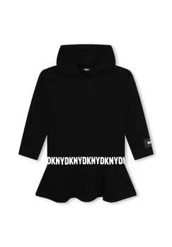 Платье из джерси DKNY, цвет black