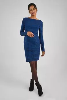 Платье из джерси для беременных и кормящих мам Jojo Maman Bb, синий