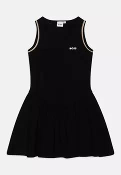 Платье из джерси DRESS BOSS Kidswear, цвет black