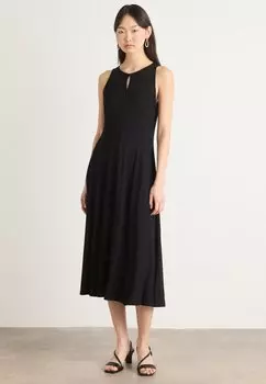 Платье из джерси DRESS DKNY, черный