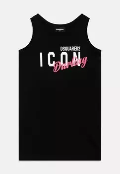Платье из джерси Dsquared2, цвет black