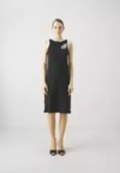 Платье из джерси Ea7 Emporio Armani, черный