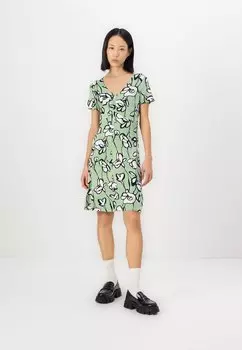 Платье из джерси EASY DRESS TOM TAILOR, розовый