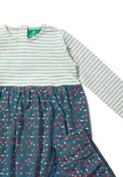 Платье из джерси EASY PEASY LONG SLEEVE SET Little Green Radicals, синий