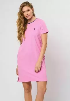 Платье из джерси EBBA U.S. Polo Assn., розовый