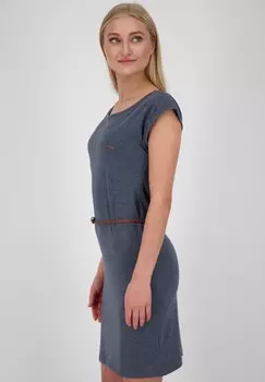 Платье из джерси ELLIAK alife & kickin, темно-синий