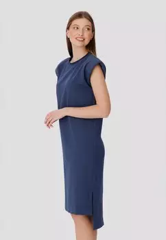 Платье из джерси Eva Laurella, темно-синее