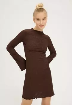 Платье из джерси Even&Odd, цвет dark brown