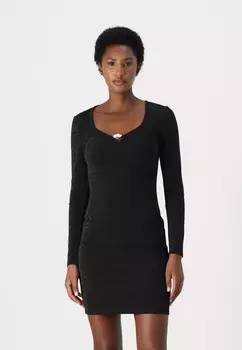 Платье из джерси FAN DRESS KARL LAGERFELD, черный