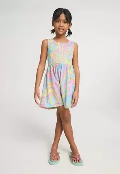 Платье из джерси FANTASIA TIE DYE Terranova, пестрый розовый