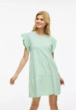 Платье из джерси FLGELRMEL VILA, цвет Silt Green