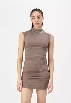 Платье из джерси FUNNEL DRESS Gina Tricot, зеленый