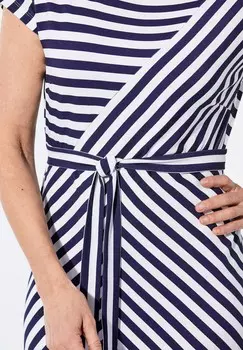 Платье из джерси GOLDNER, темно-синий