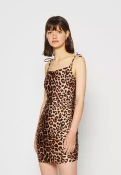 Платье из джерси Good American, коричневый