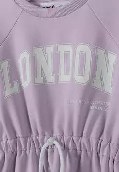 Платье из джерси Graphic Short Sleeve MINOTI, сиреневый