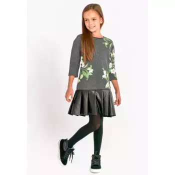 Платье из джерси Gulliver, двухсекционное, черный