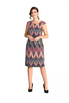 Платье из джерси HERMANN LANGE Collection Dress, разноцветный