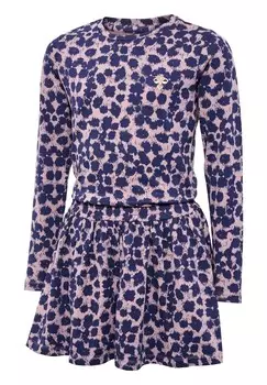 Платье из джерси HMLBADIA L S Hummel, фиолетовый