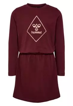 Платье из джерси HMLLUNA Hummel, цвет windsor wine