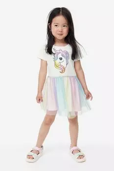 Платье из джерси и юбка из тюля H&M