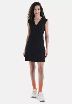 Платье из джерси ICEBREAKER, черный