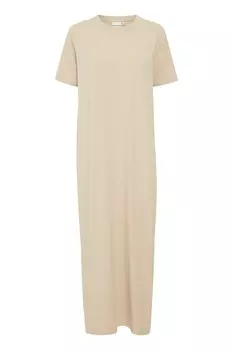 Платье из джерси ICHI Dress IHNEISHA, бежевый