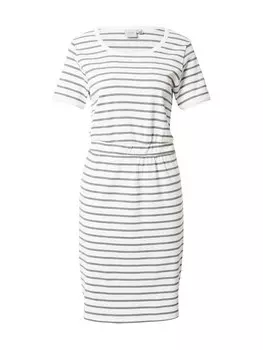 Платье из джерси ICHI Dress Louisany, цвет night blue/white