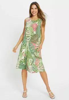 Платье из джерси IN A-LINIE Olsen, оливковый